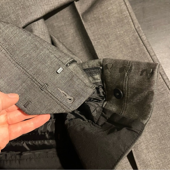 Express Editor Pants 6R Flare Legs Low Rise Gray Business Career - Picture 7 of 10